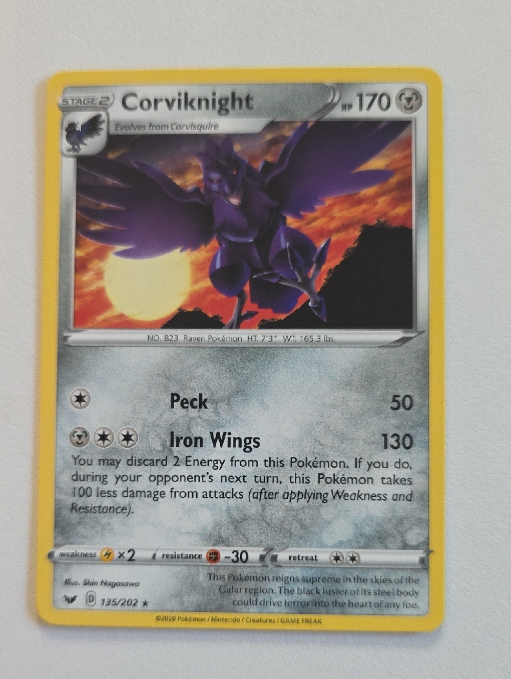 Pokemon Rookidee, Corvisquire, Corviknight Trading Cards - Picture 2 of 9